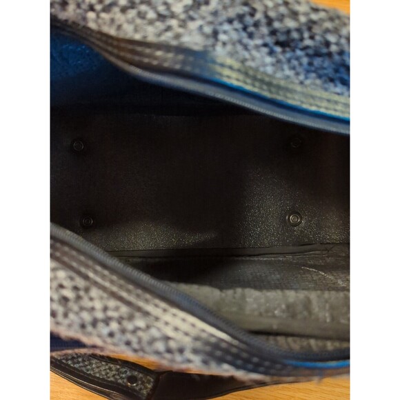 Pierre Cardin Carry On Shoulder Overnight Bag Black Gray Tweed Strap Vintage - Picture 11 of 13